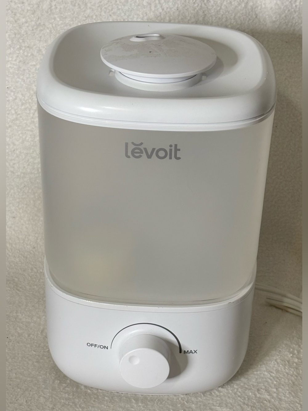 Levoit White Ultrasonic Cool Mist Humidifier